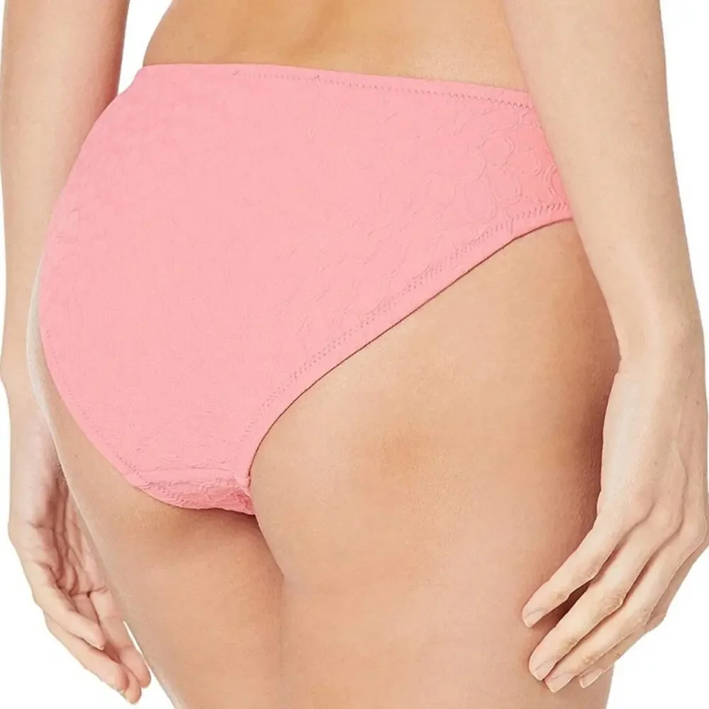 Jessica Simpson Side Shirred Bikini Swim Bottom